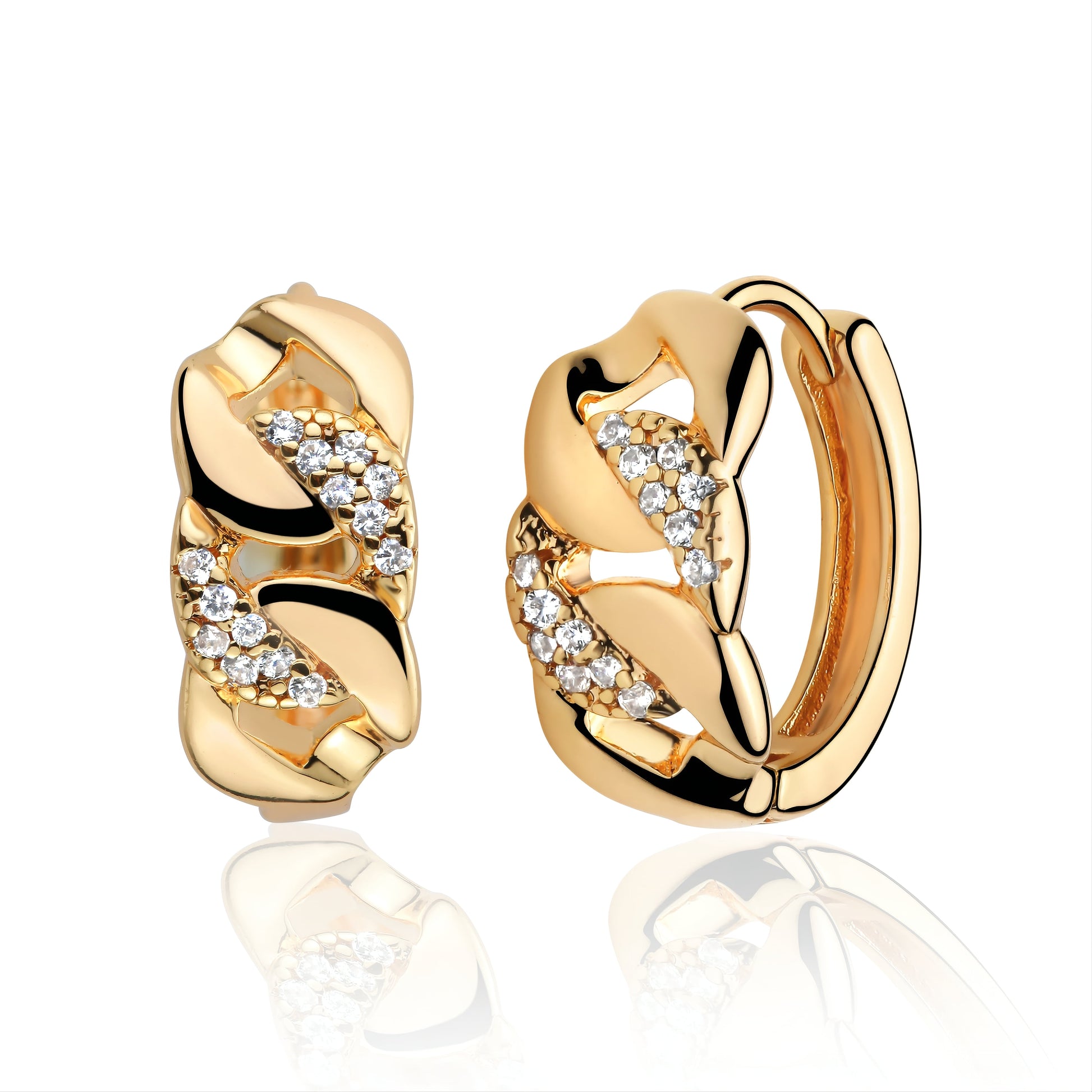 14K Gold Plated Dainty Boho Hypoallergenic Huggie Hoop Earrings Jewelry Gift for Women